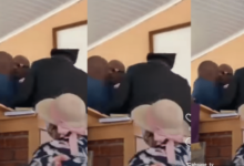 Male church member fights pastor for sleeping with his wife during service Video 696x392