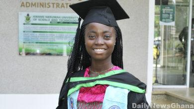 Meet Ruth Ama Gyan Darkwa, The Youngest Person Ever To Graduate From KNUST
