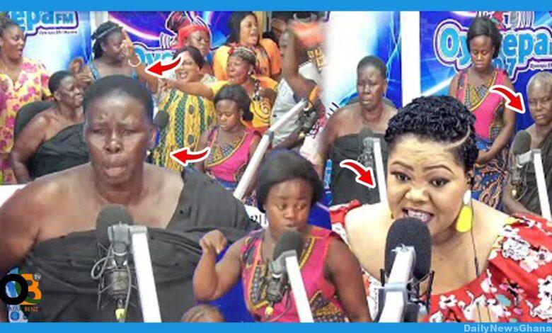 Queen Mother And Followers Storm Oyerepa Studio To Attack Auntie Naa Over Allegations Made Against Her